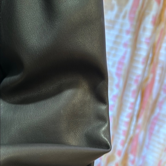 Black Leather Mojo Jacket by Halogen - Picture 4 of 6